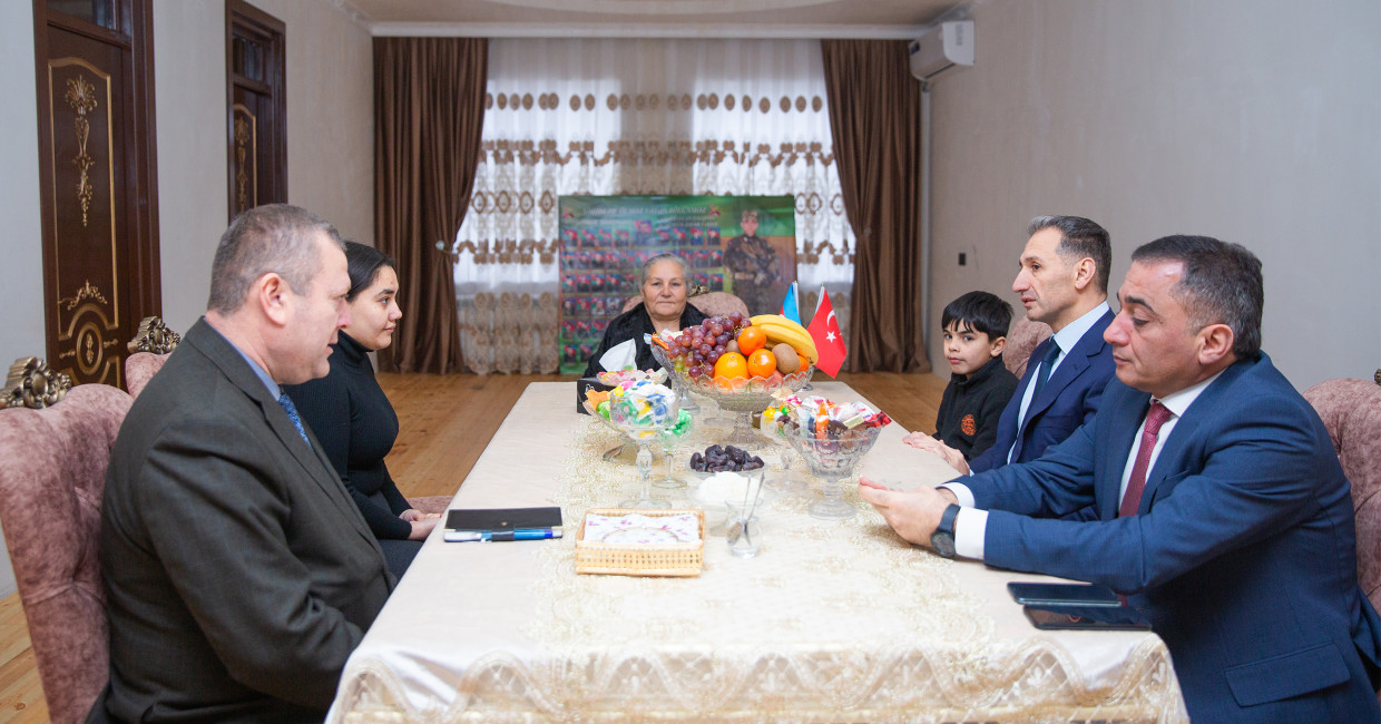 Minister Rashad Nabiyev visited martyr family in Shamkir