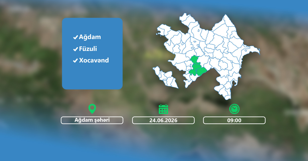 Nazir Rəşad Nəbiyevin Ağdamda keçirilməsi nəzərdə tutulan vətəndaş qəbulunun vaxtı dəyişib