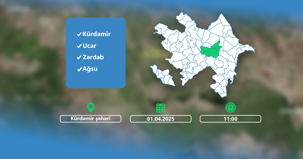 Nazir Rəşad Nəbiyev Kürdəmirdə vətəndaşları qəbul edəcək