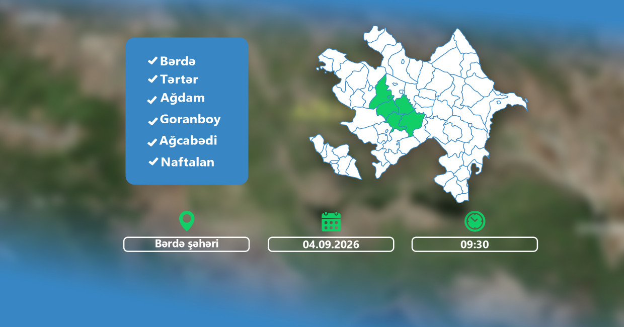Nazir Rəşad Nəbiyev Bərdədə vətəndaşları qəbul edəcək
