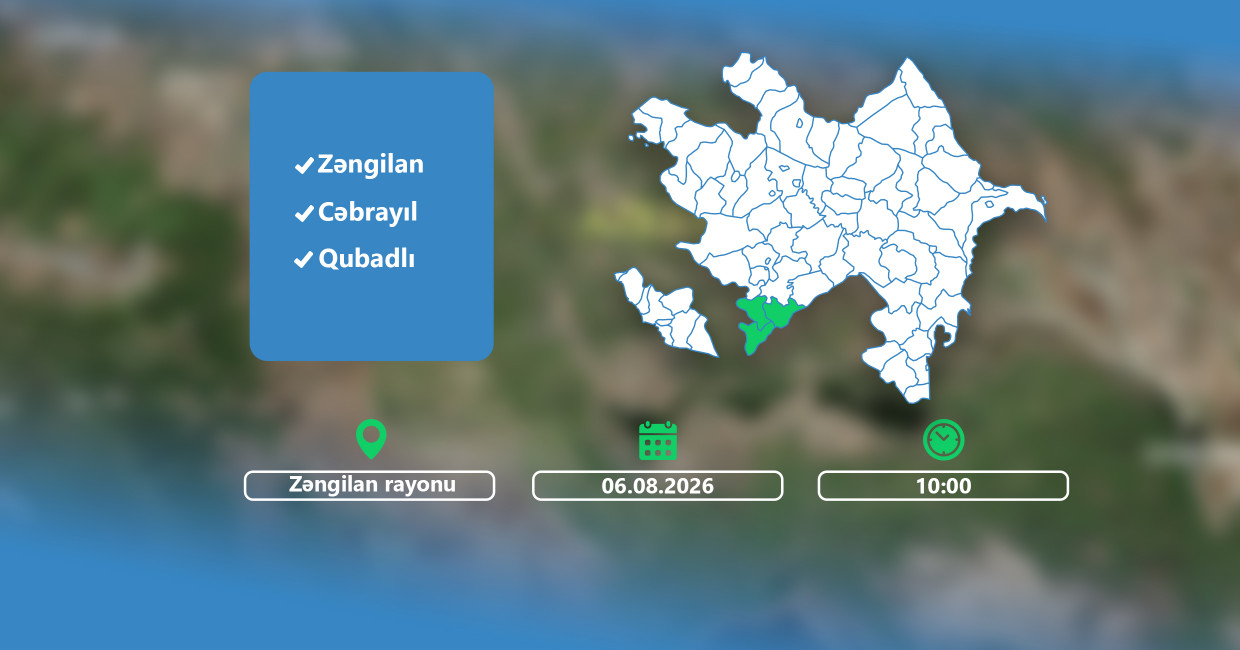 Nazir Rəşad Nəbiyev Zəngilanda vətəndaşları qəbul edəcək