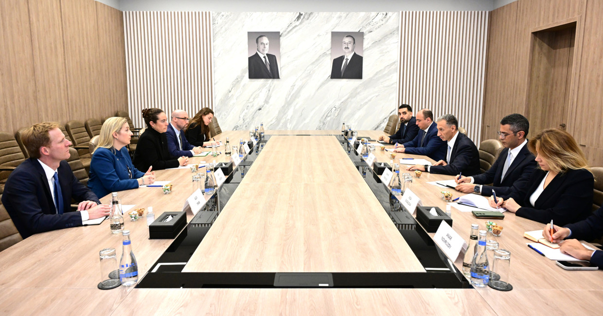 Nazir Rəşad Nəbiyev ABŞ Beynəlxalq İnkişaf Maliyyə Korporasiyasının baş siyasət direktoru ilə görüşüb