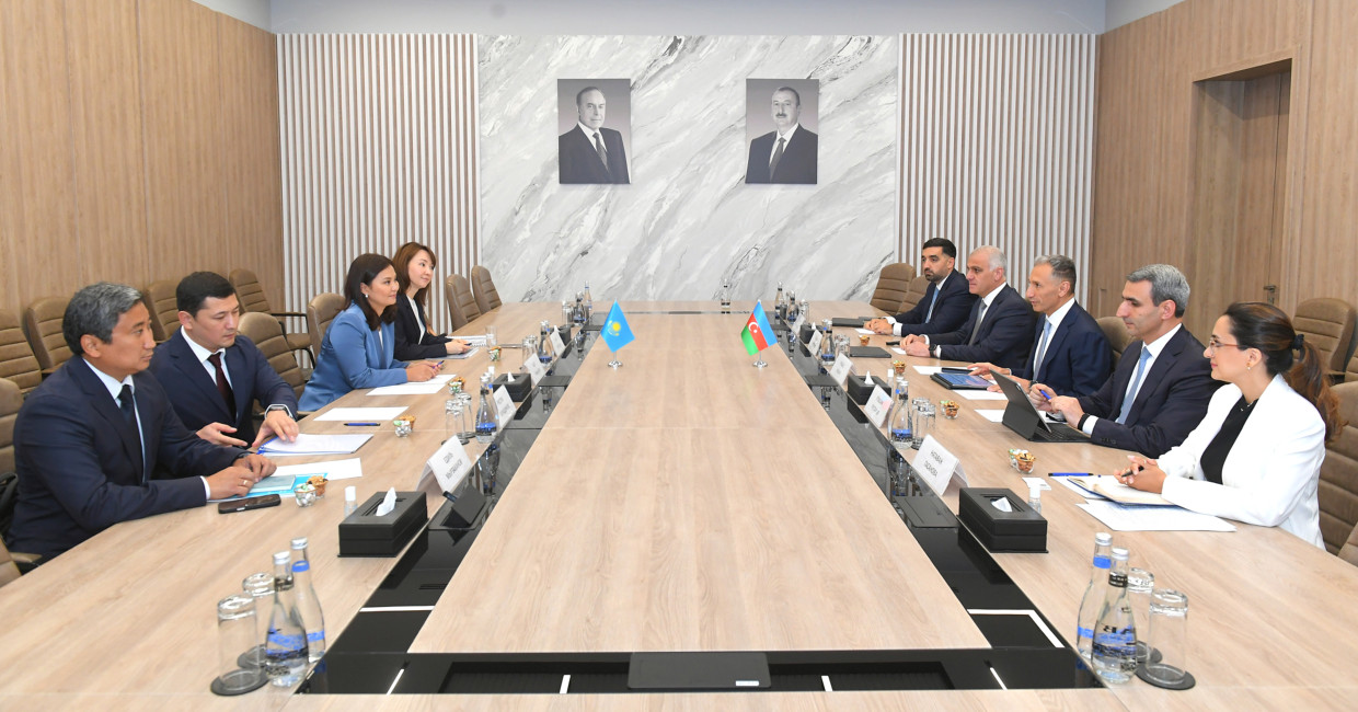 Minister Rashad Nabiyev Meets with Deputy Head of the Presidential Administration of the Republic of Kazakhstan