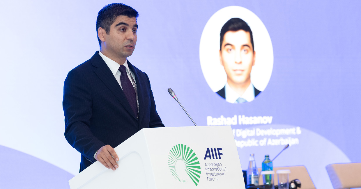 Nazir müavini 2-ci Azərbaycan Beynəlxalq İnvestisiya Forumu çərçivəsində intellektual iqtisadiyyatın qurulmasına dair Azərbaycanın yanaşmasını təqdim edib