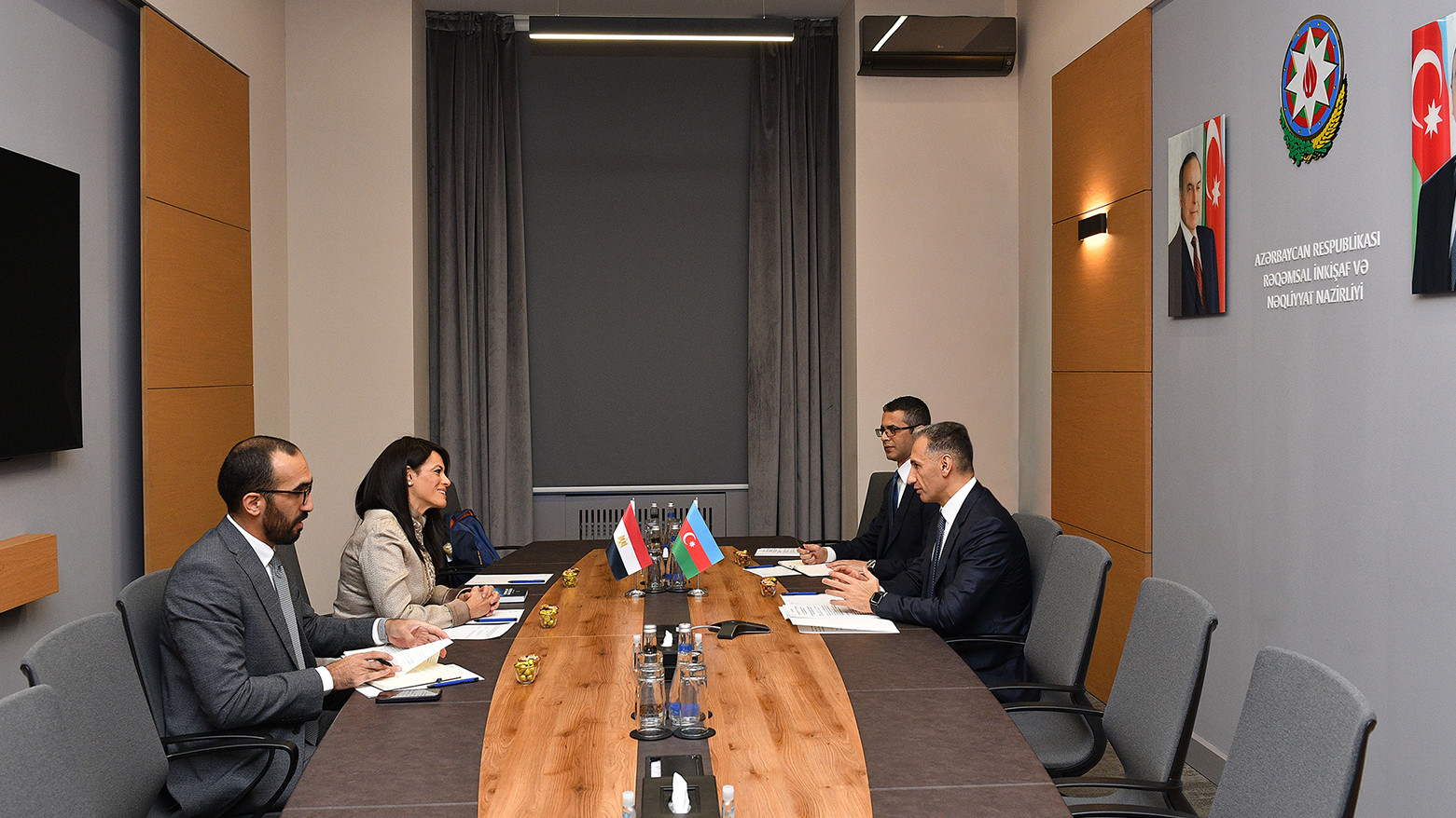 Minister Rashad Nabiyev met with Egypt’s Minister of International ...