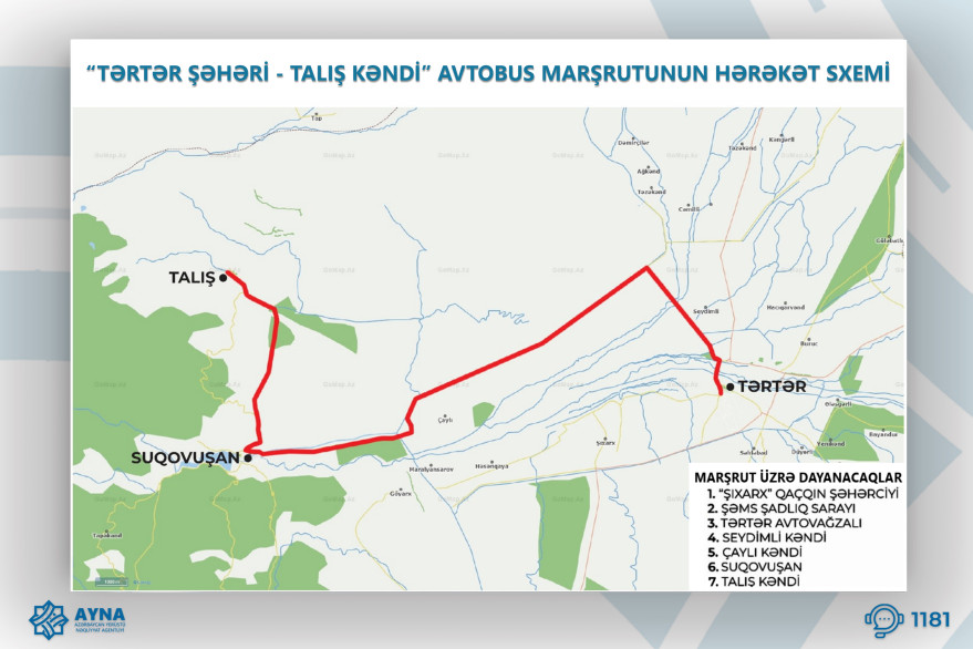 Bus route to Talysh village launched