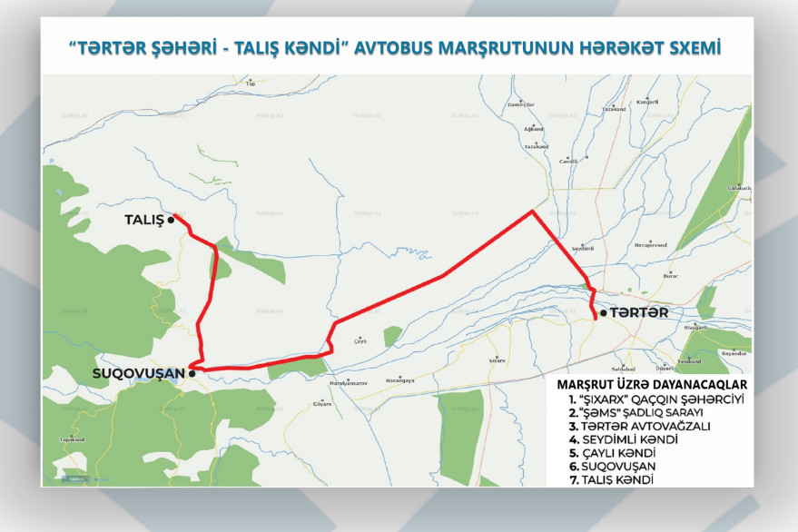 Bus route to Talysh village launched