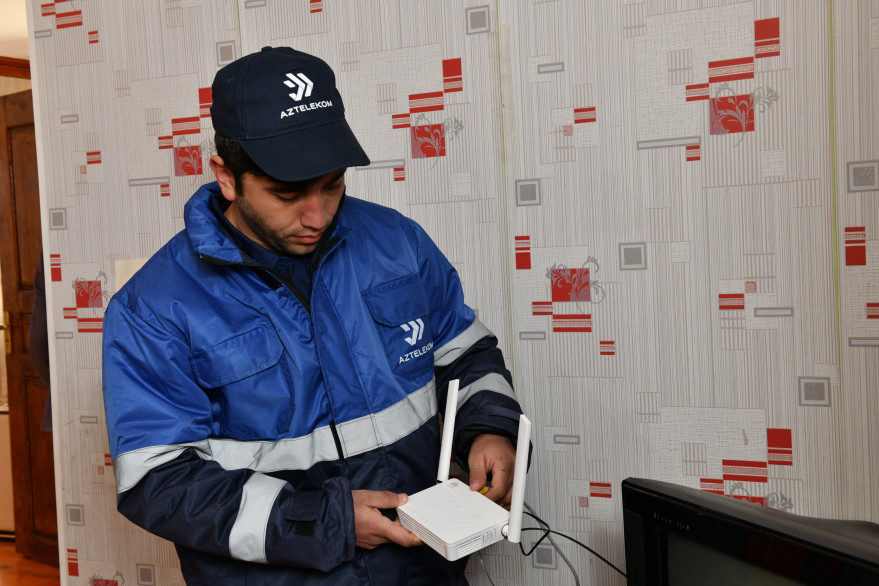 “Aztelekom” Tovuz rayonunun kəndlərini GPON texnologiyası ilə yüksəksürətli internetlə təmin etməyə başlayıb