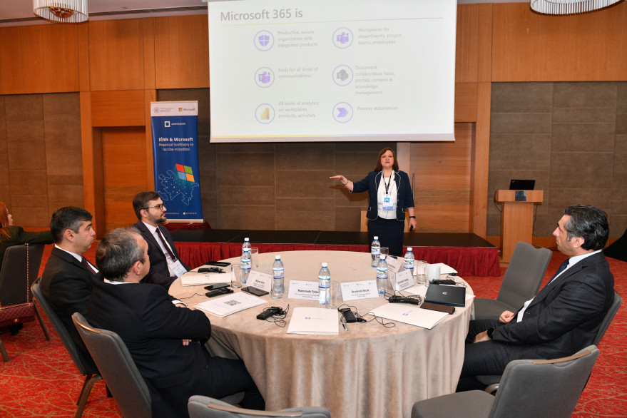 Ministry of Digital Development and Transport holds workshop with Microsoft in Baku