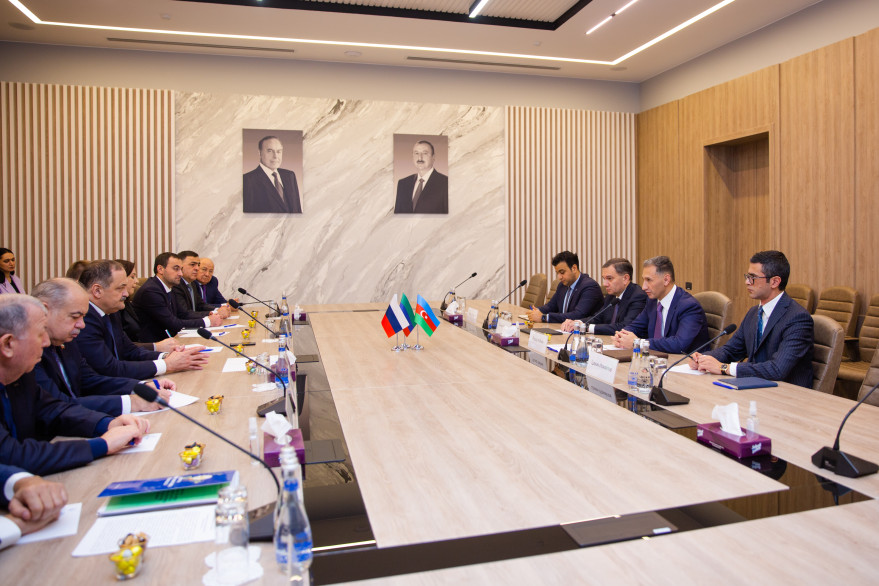 Minister Rashad Nabiyev meets with head of Republic of Dagestan Sergey Melikov