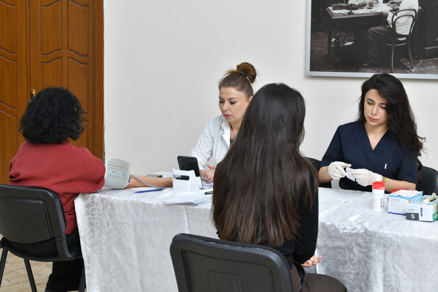 Blood Donation Campaign Held at the Ministry of Digital Development and Transport on occasion of Victory Day