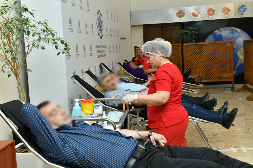 Ministry of Digital Development and Transport organized blood donation campaign on the occasion of Victory Day