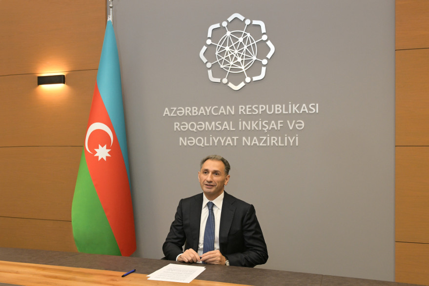 Minister Rashad Nabiyev met with ITU Secretary General Houlin Zhao via videoconference