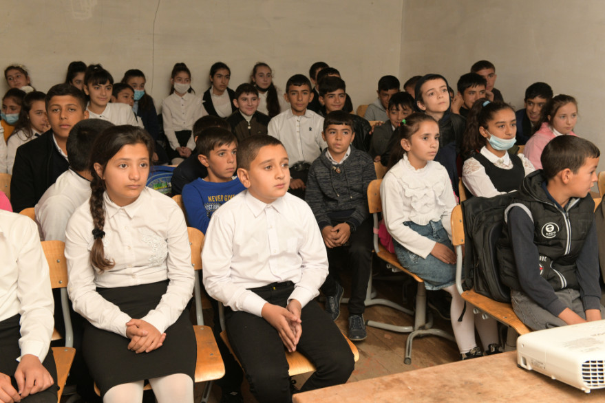 Trainings held for schoolchildren in Tartar on occasion of 140th anniversary of Azerbaijan Telephone Communications