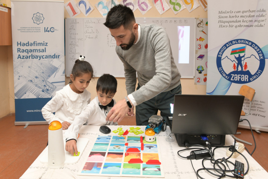 Trainings held for schoolchildren in Tartar on occasion of 140th anniversary of Azerbaijan Telephone Communications