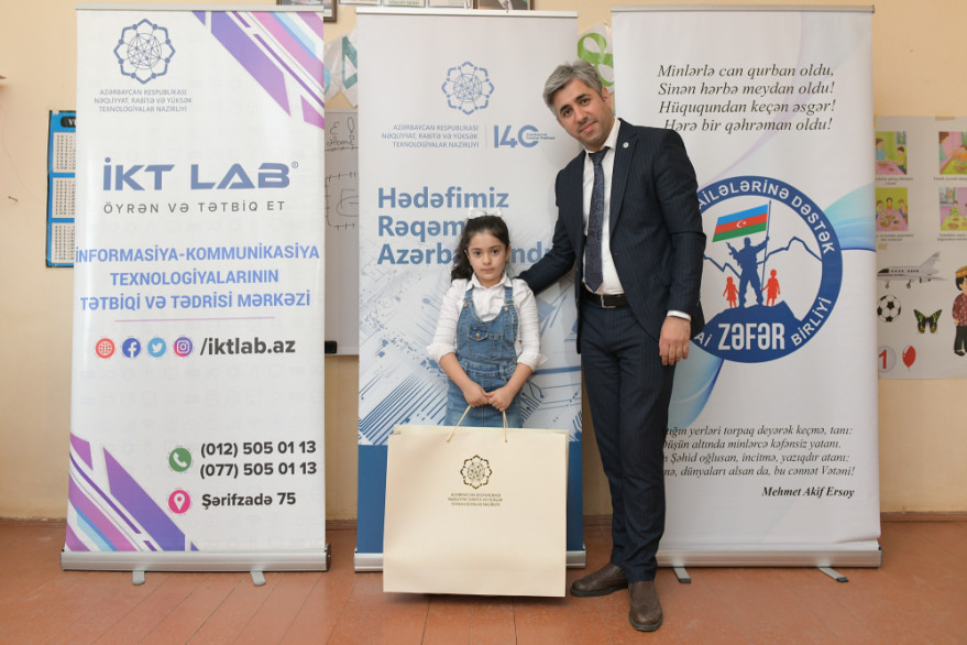 Trainings held for schoolchildren in Tartar on occasion of 140th anniversary of Azerbaijan Telephone Communications