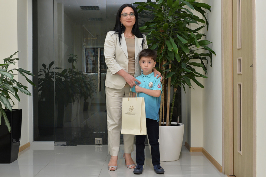 Birinci sinfə gedəcək şəhid övladları ilə görüş keçirilib