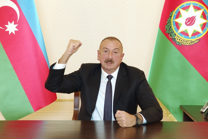 Президент Азербайджана Ильхам Алиев обратился к народу