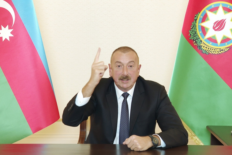 Президент Азербайджана Ильхам Алиев обратился к народу