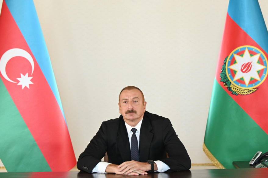 Президент Ильхам Алиев обратился к народу