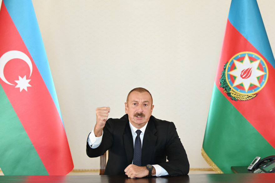 Президент Ильхам Алиев обратился к народу