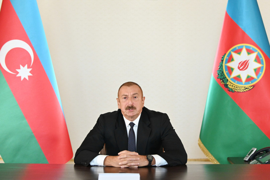 Президент Ильхам Алиев обратился к народу
