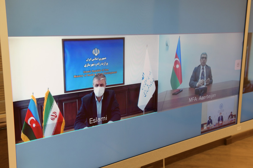 Minister Ramin Guluzade meets with his Iranian counterpart via video link