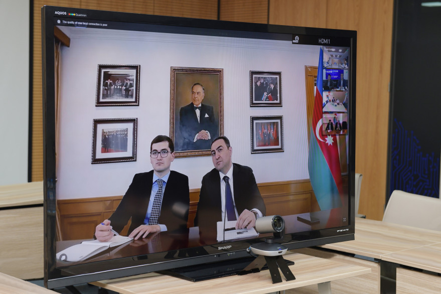 Министр Рамин Гулузаде встретился с представителями компании Alibaba Group в формате видеосвязи
