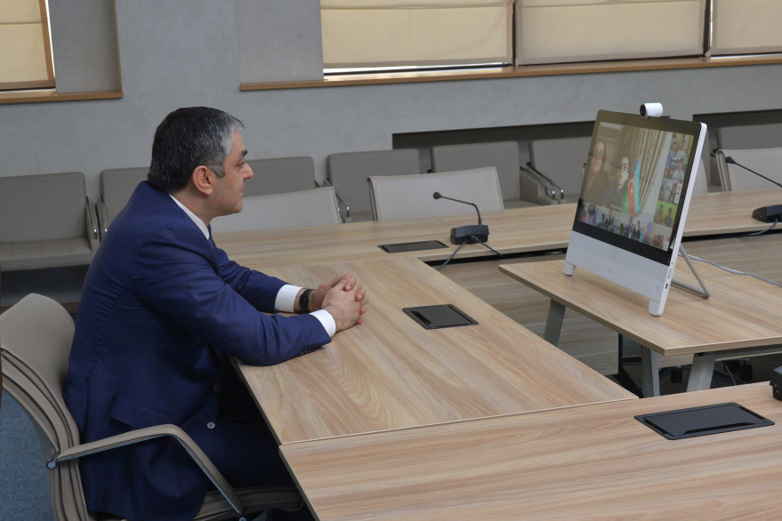 Nazir Ramin Quluzadə uşaqlarla onlayn formatda görüşüb