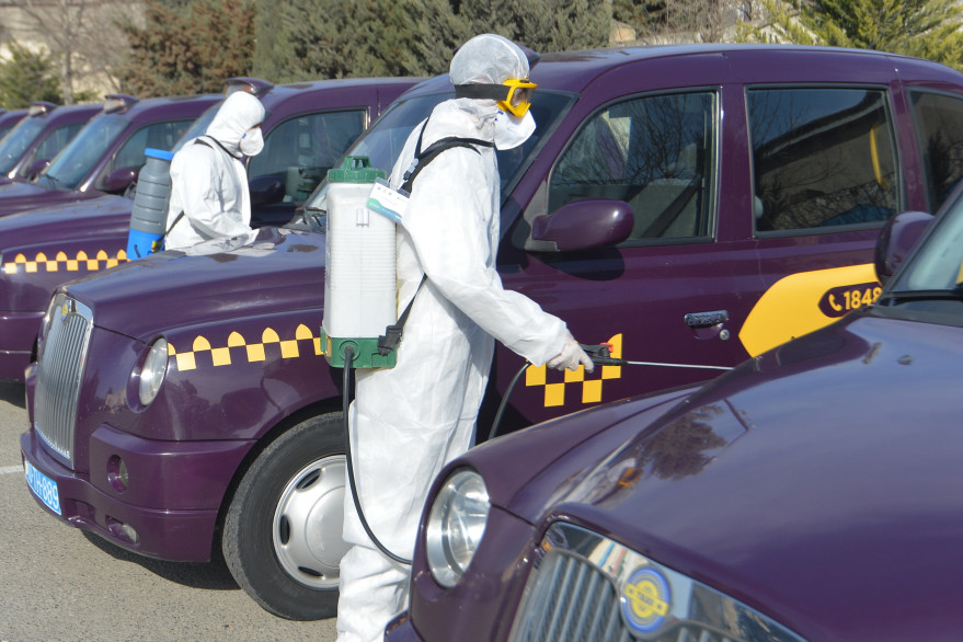 Baku Taxi Service LLC continues preventive measures in its vehicles in connection with coronavirus 