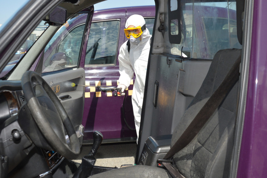 Baku Taxi Service LLC continues preventive measures in its vehicles in connection with coronavirus 