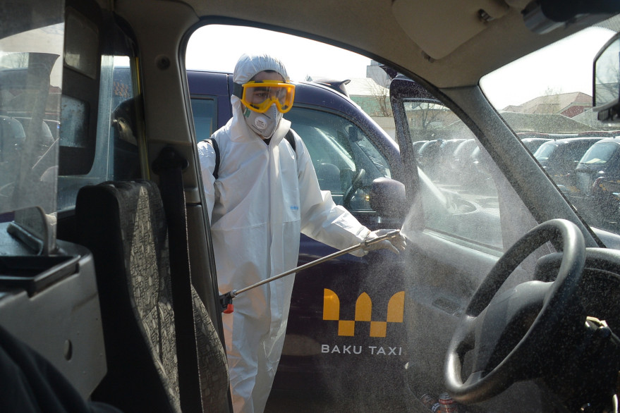 Baku Taxi Service LLC continues preventive measures in its vehicles in connection with coronavirus 