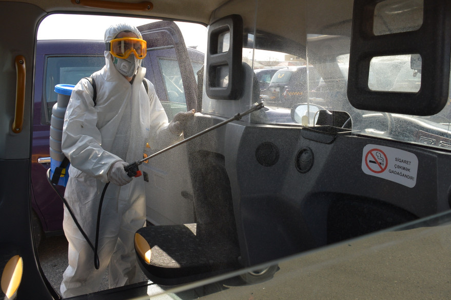 Baku Taxi Service LLC continues preventive measures in its vehicles in connection with coronavirus 