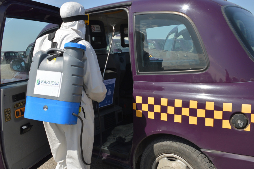 Baku Taxi Service LLC continues preventive measures in its vehicles in connection with coronavirus 