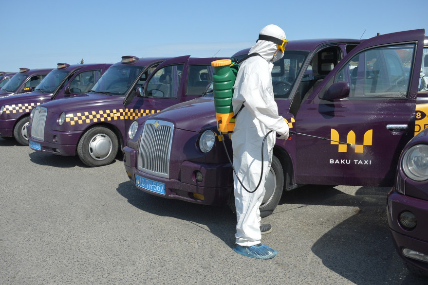 Baku Taxi Service LLC continues preventive measures in its vehicles in connection with coronavirus 