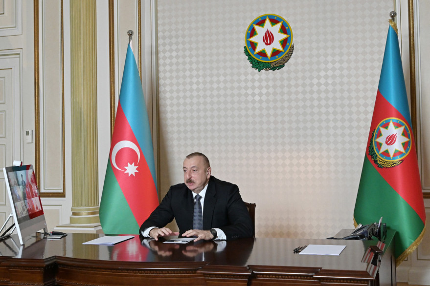 Initiated by CISCO, videoconference between President Ilham Aliyev and company’s management held