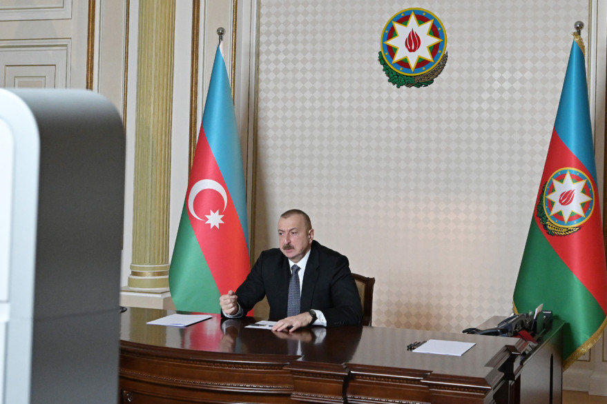 Initiated by CISCO, videoconference between President Ilham Aliyev and company’s management held