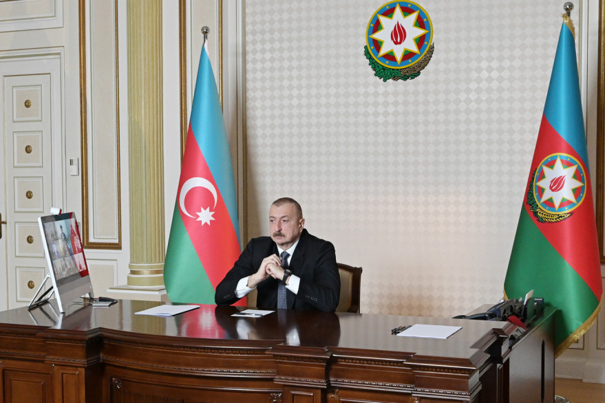 Initiated by CISCO, videoconference between President Ilham Aliyev and company’s management held