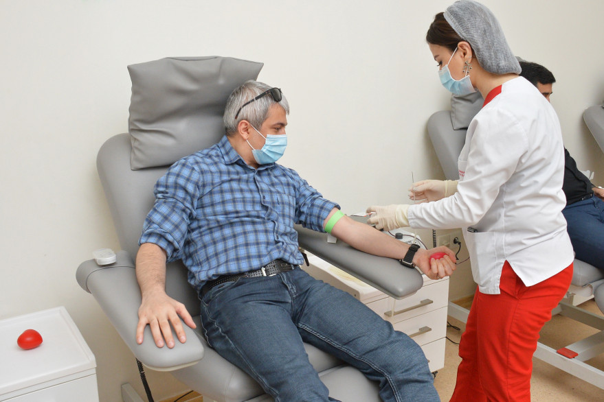 Ministry of Transport, Communications and High Technologies joins blood donation campaign launched by Heydar Aliyev Foundation