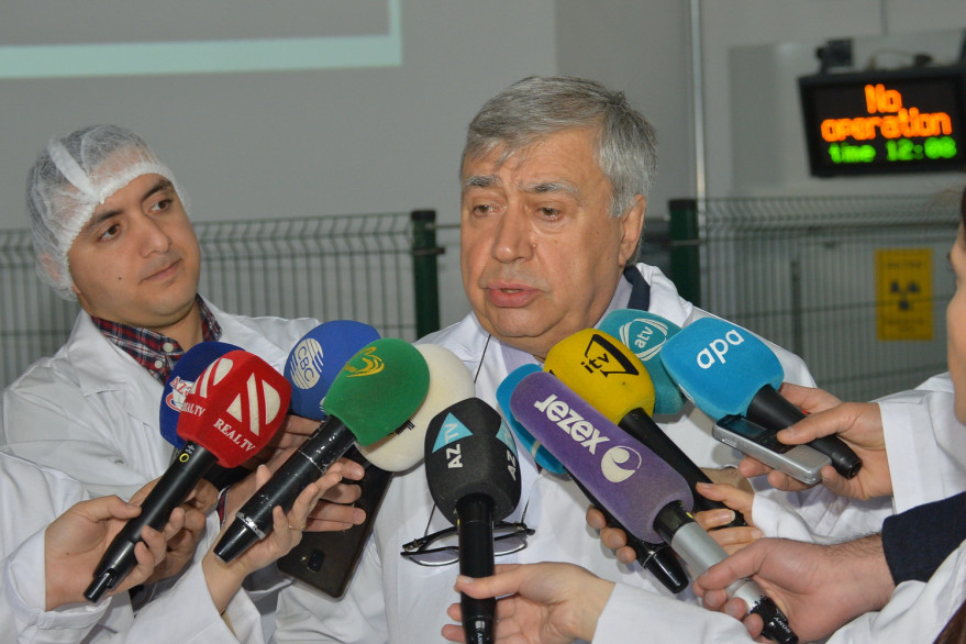 “Milli Nüvə Tədqiqatları Mərkəzi” QSC-nin Sterilizasiya məqsədli Qamma Şüalanma Kompleksinin açılışı olub