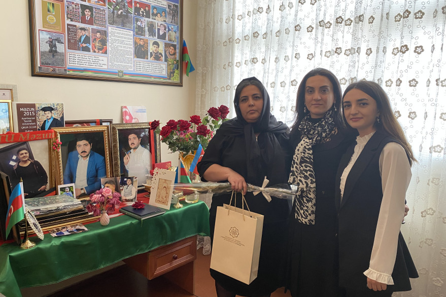 Employees of Ministry of Transport, Communications and High Technologies visit mothers of martyrs
