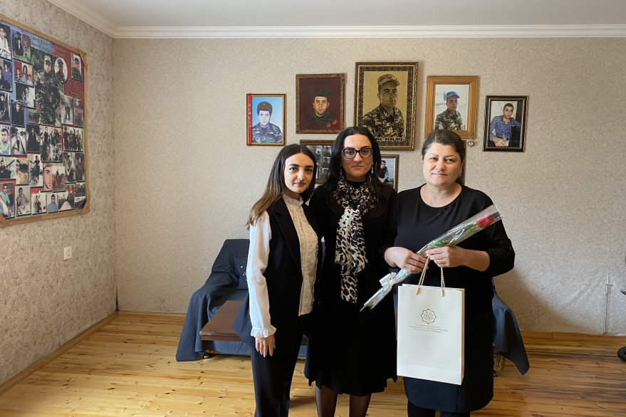 Employees of Ministry of Transport, Communications and High Technologies visit mothers of martyrs