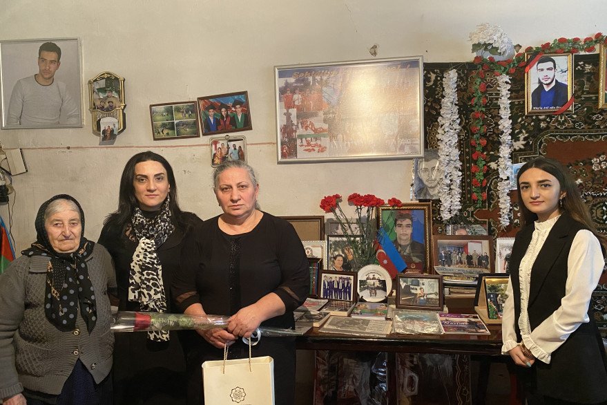 Employees of Ministry of Transport, Communications and High Technologies visit mothers of martyrs