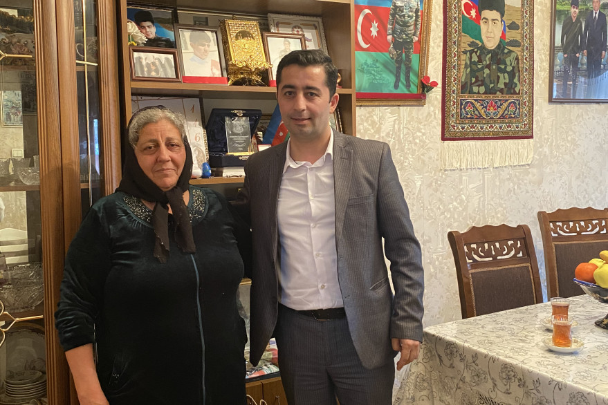 Employees of Ministry of Transport, Communications and High Technologies visit mothers of martyrs