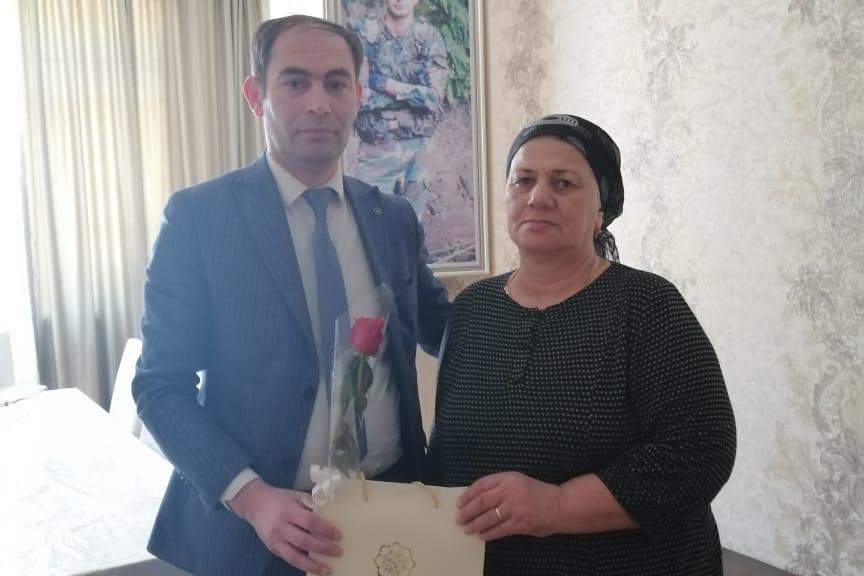 Employees of Ministry of Transport, Communications and High Technologies visit mothers of martyrs