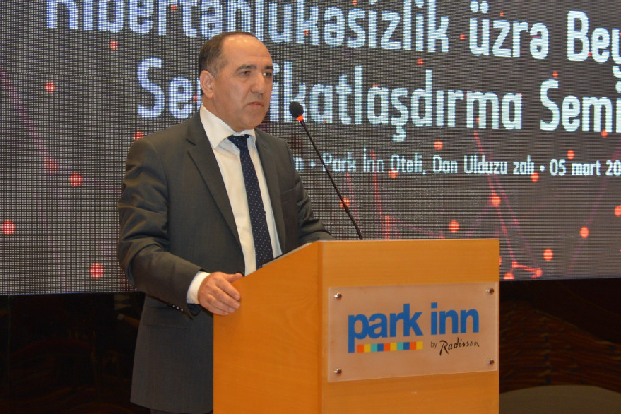 Kibertəhlükəsizlik üzrə beynəlxalq sertifikatlaşdırma seminarı keçirilib