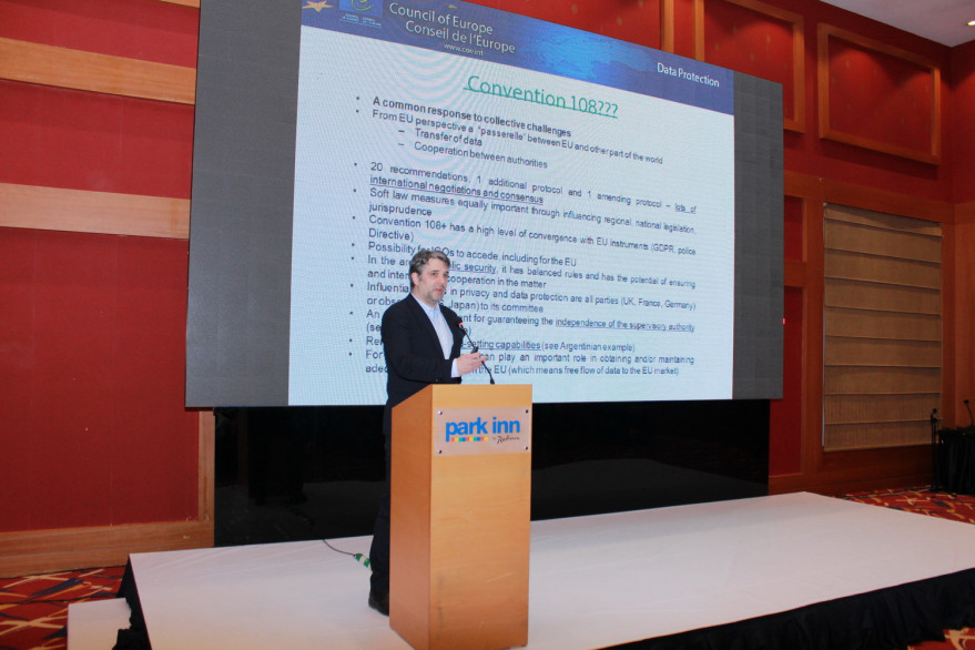 An event entitled “Digital Law: Protection of Personal Data” held