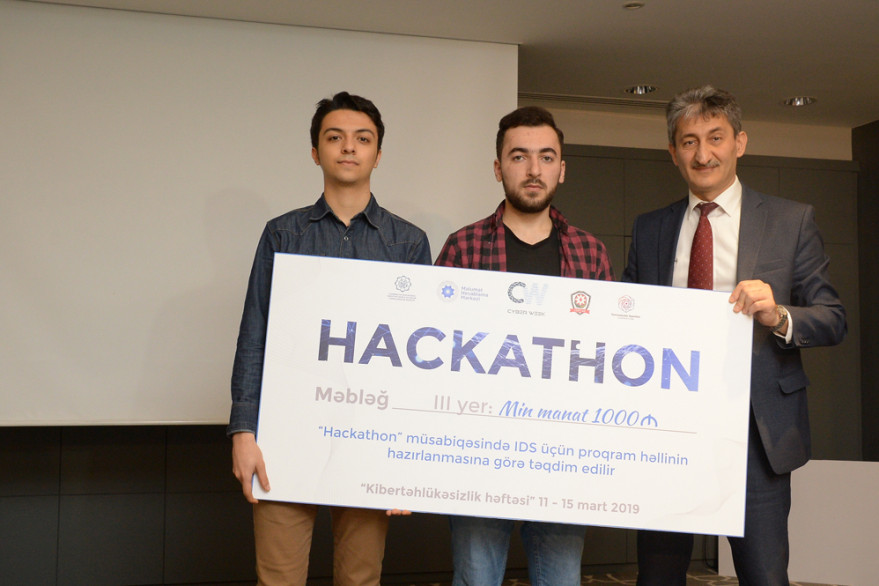 Winners of hackathon competition awarded