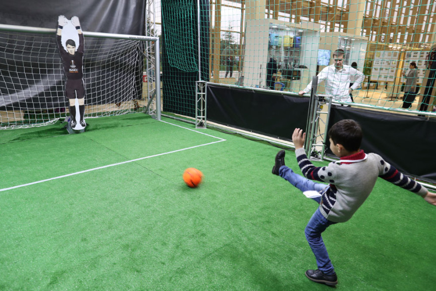 Residents of children's homes in Baku made excursion to Bakutel 2018