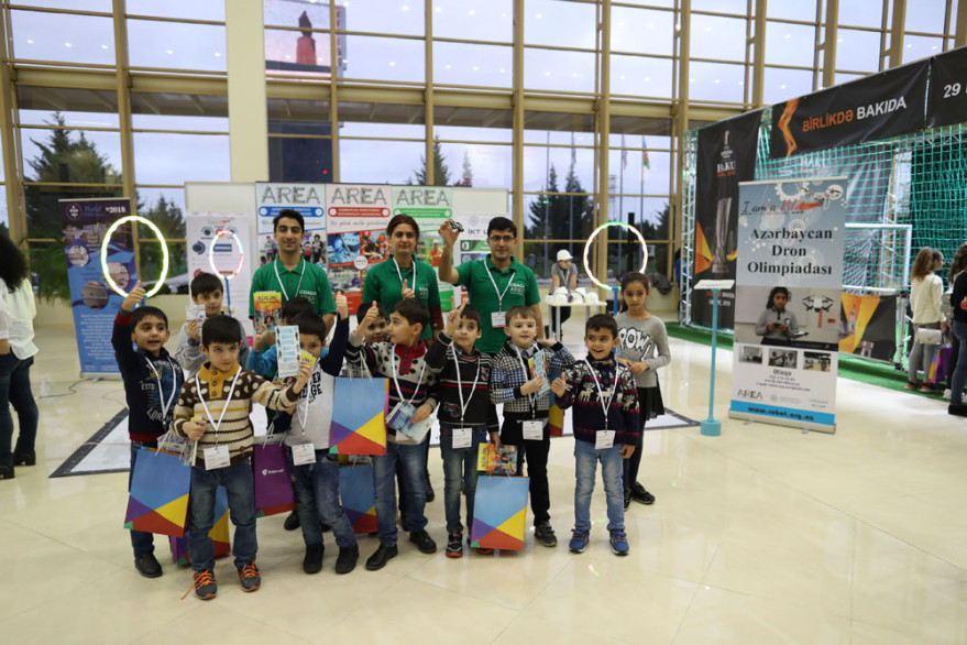 Residents of children's homes in Baku made excursion to Bakutel 2018